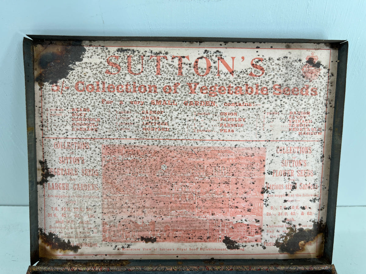 Suttons Seeds Tin