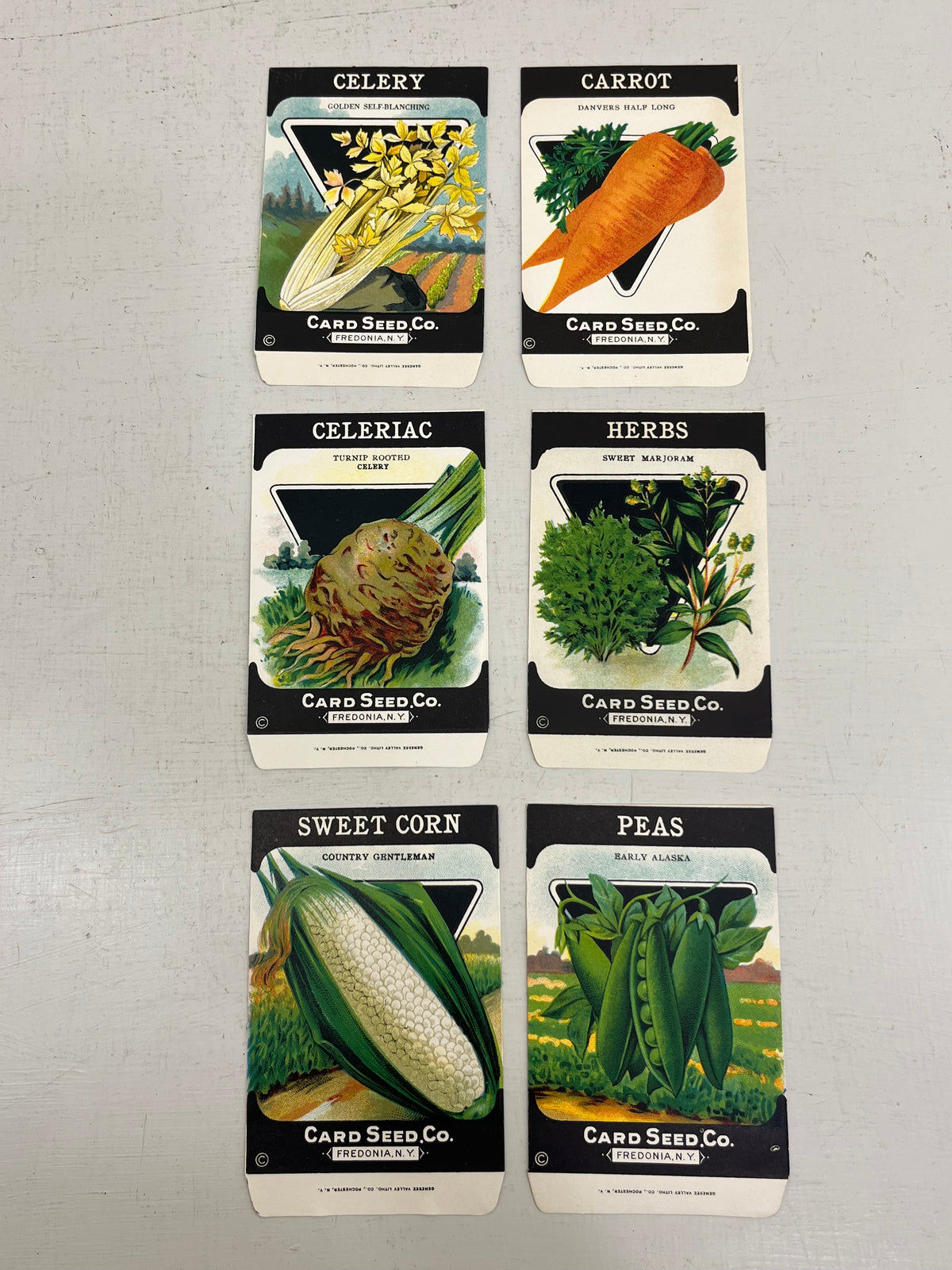 Vintage American Vegetable Seed Packets