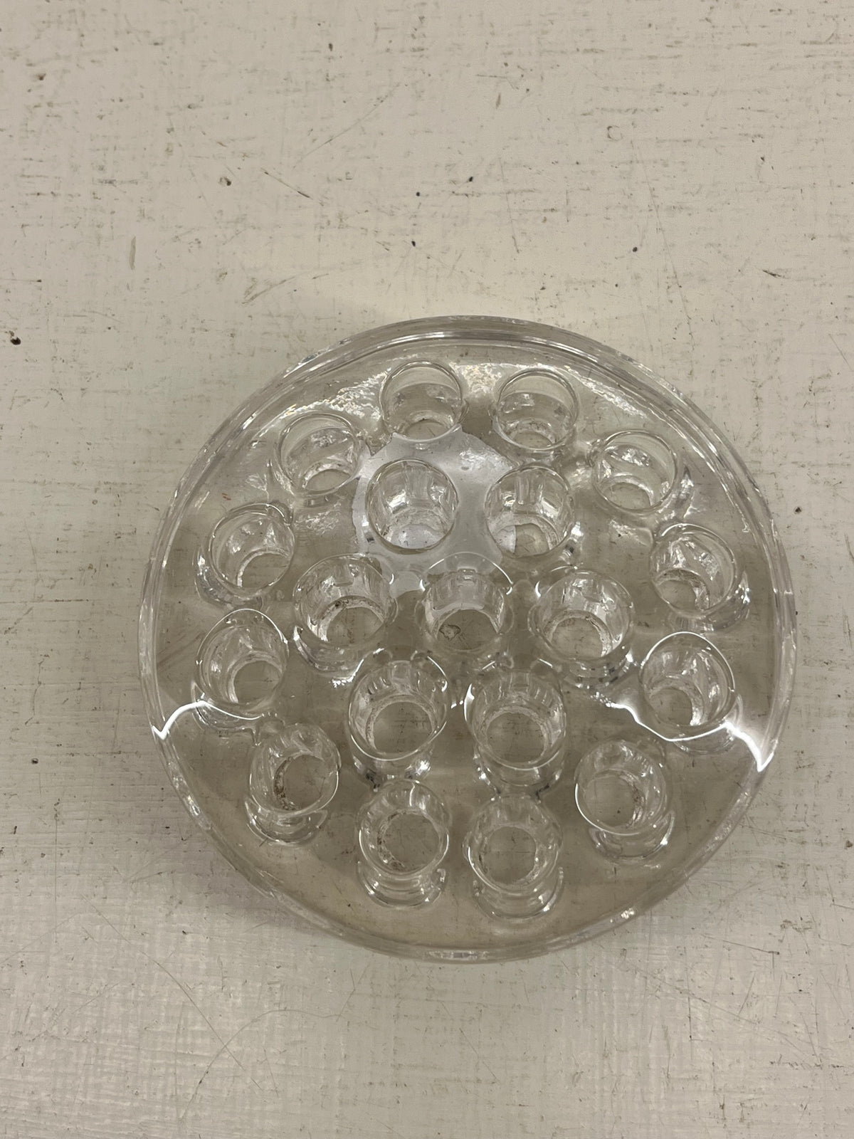Vintage Glass Flower Frog