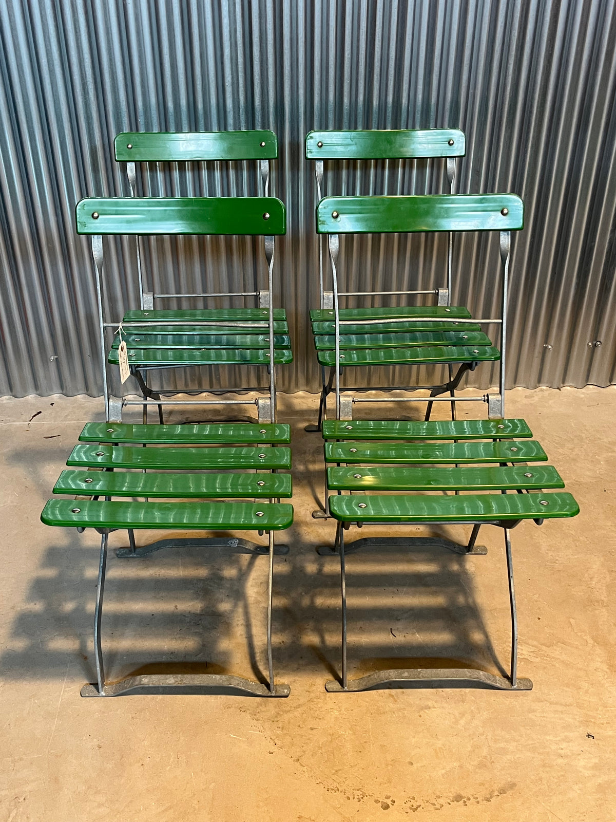 Vintage Folding Garden Chairs