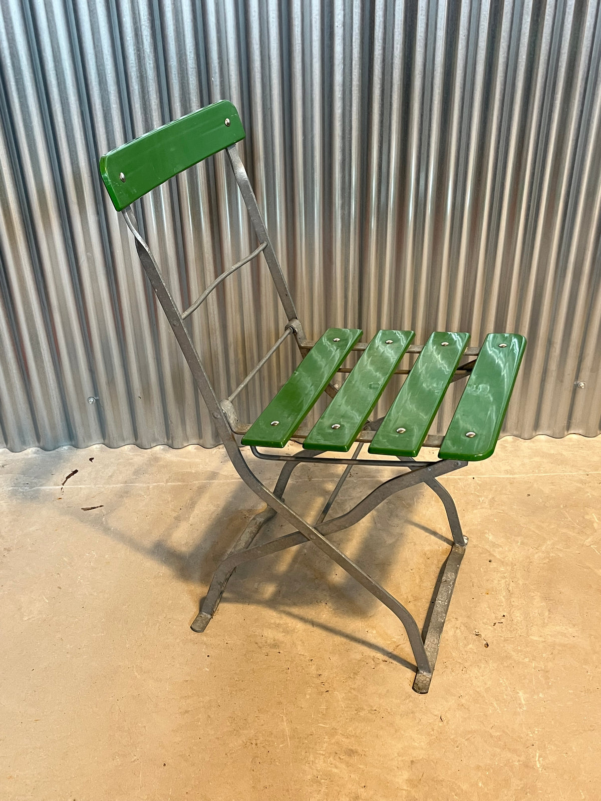 Vintage Folding Garden Chairs