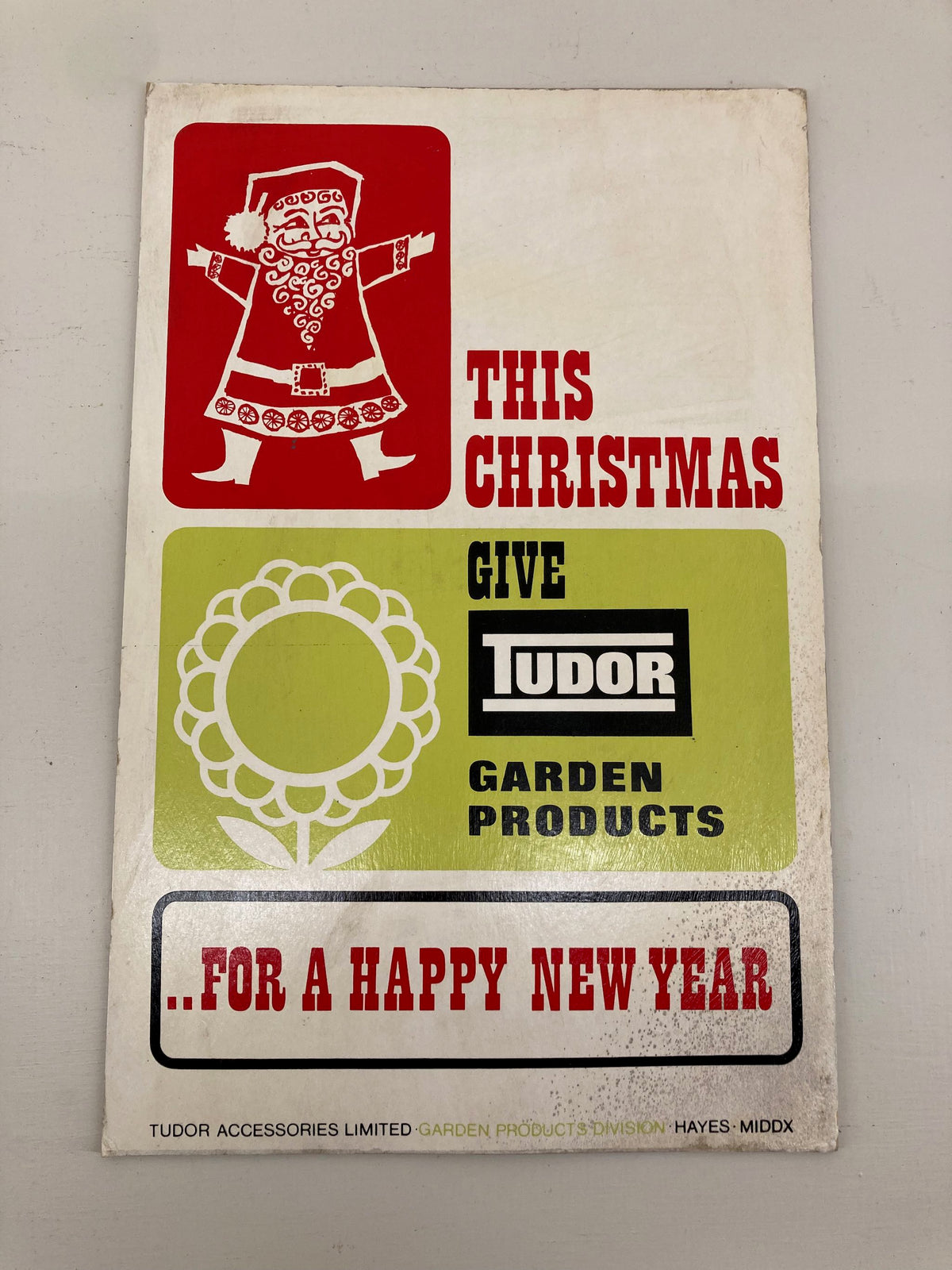 Tudor Garden Products Sales Card