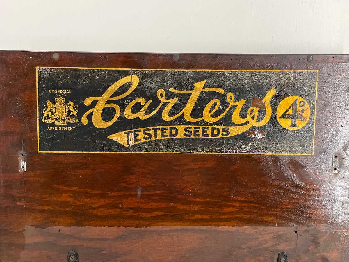 Carters Seeds Salesman's Box