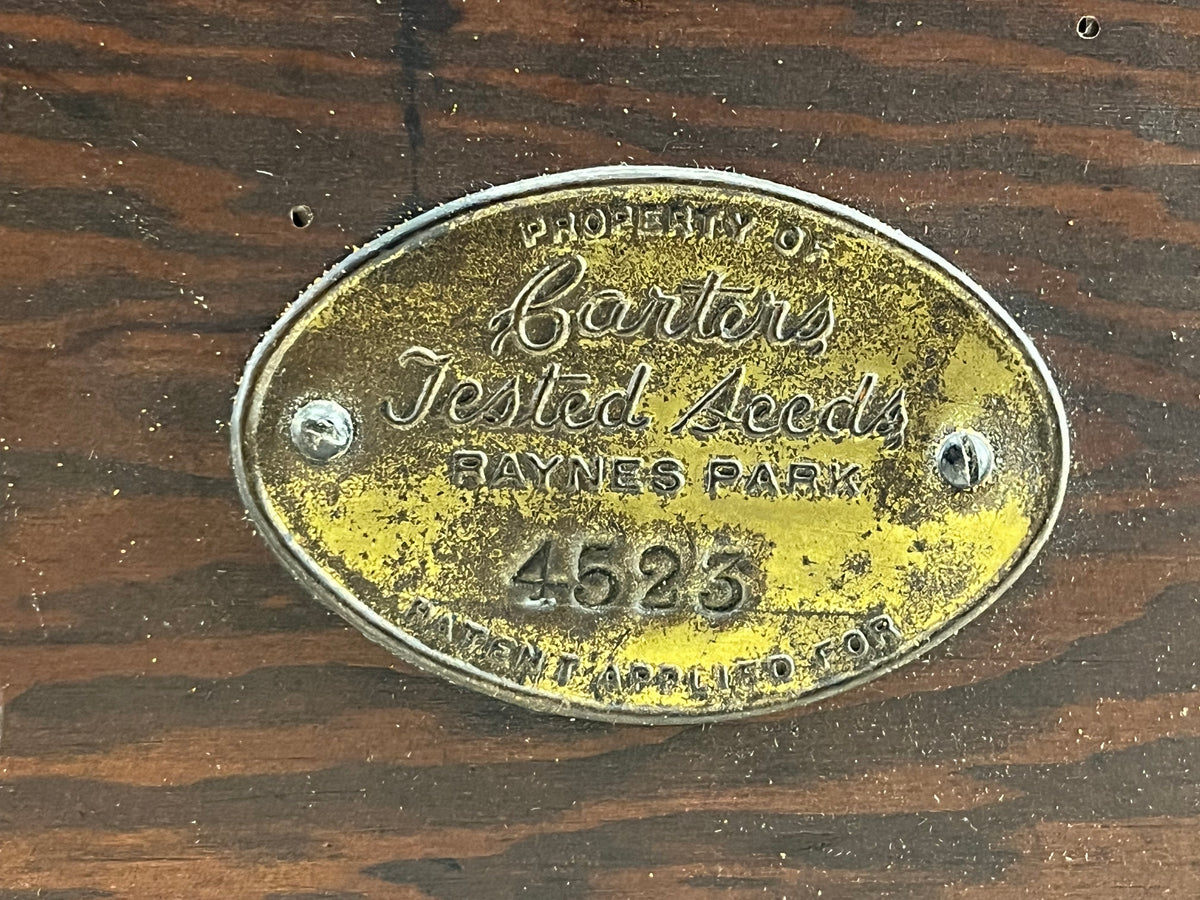 Carters Seeds Salesman's Box