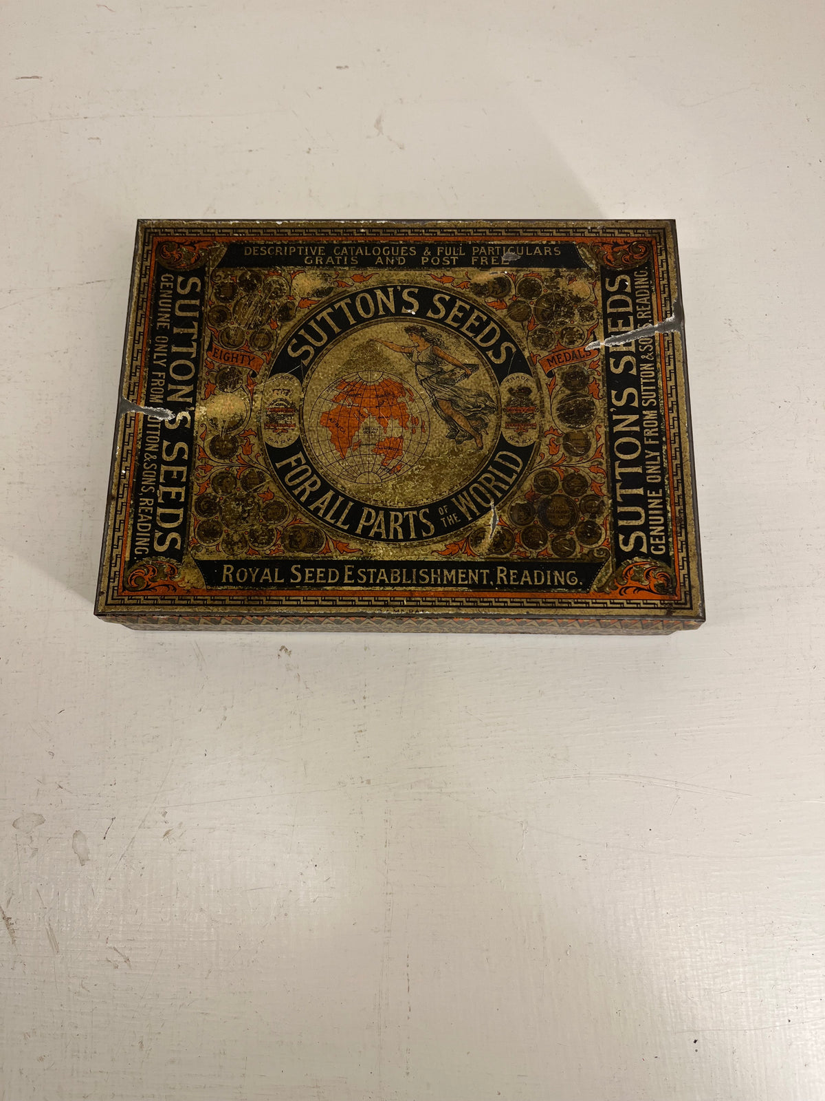 Suttons Seeds Tin