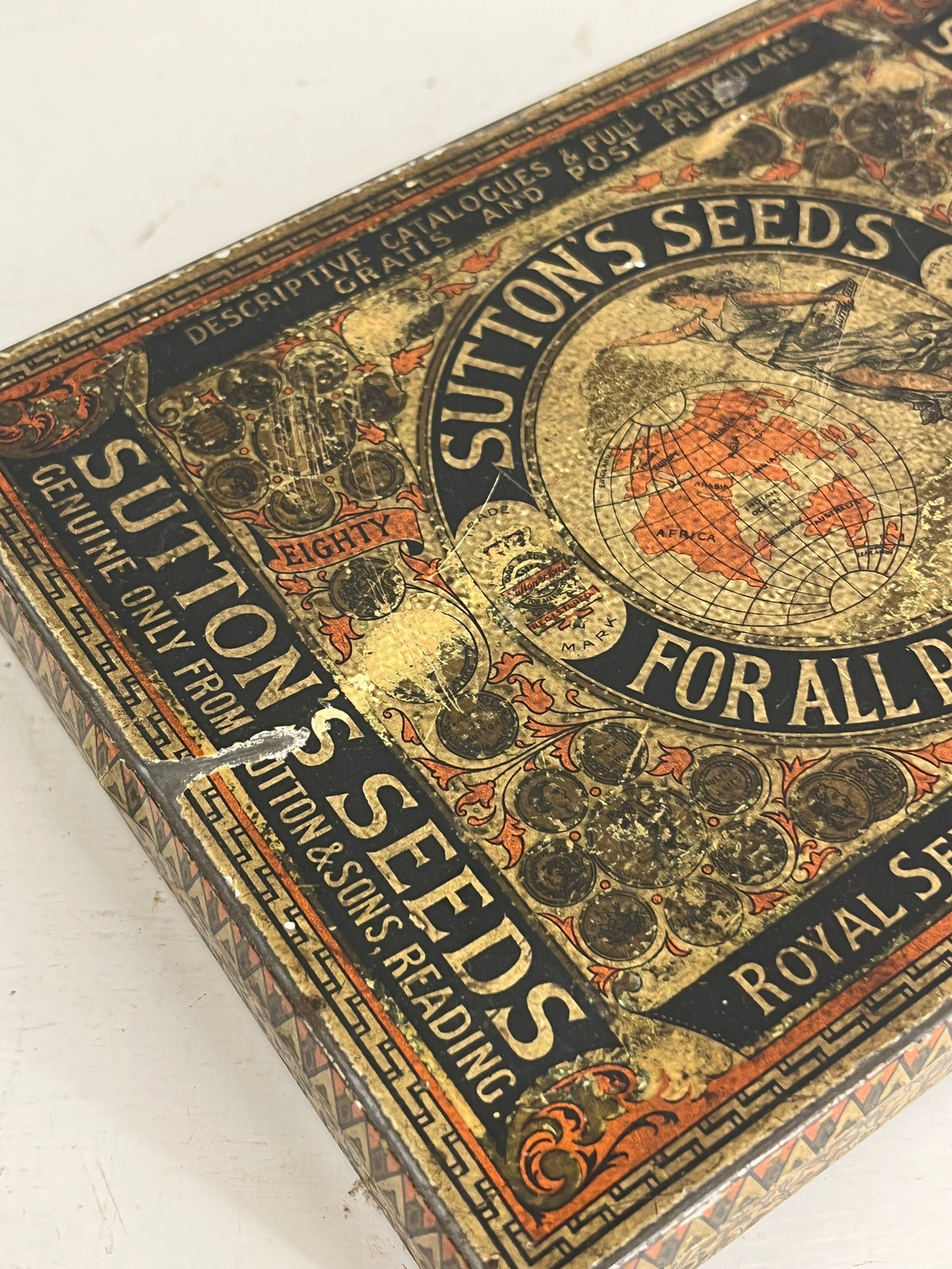 Suttons Seeds Tin