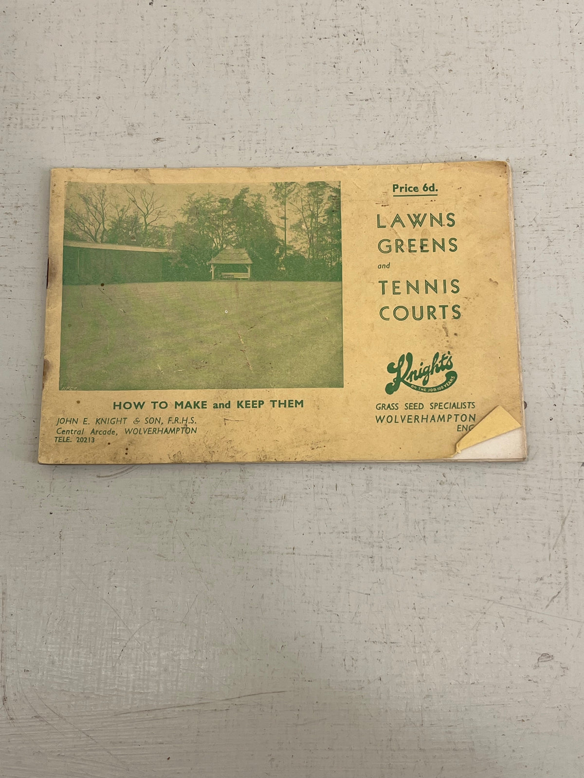 Knights Lawn Seed Catalogue