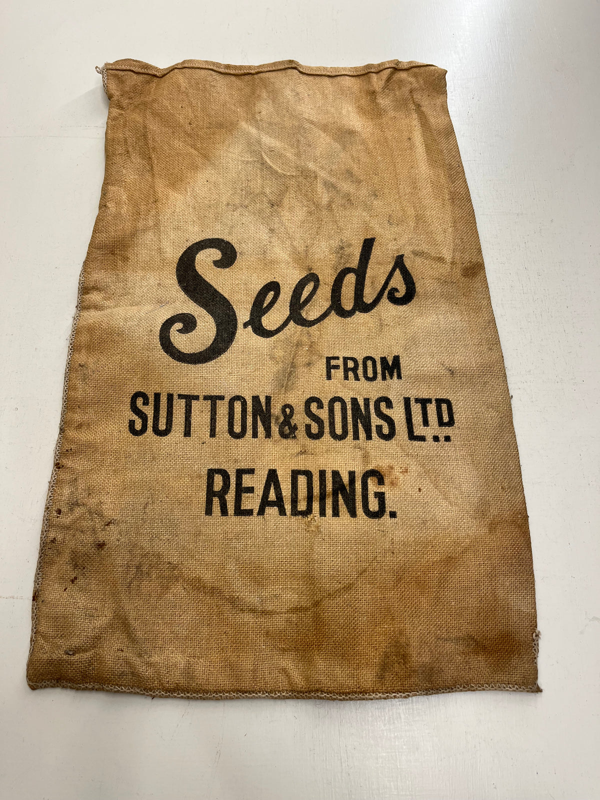 Suttons Seeds Hessian Sack