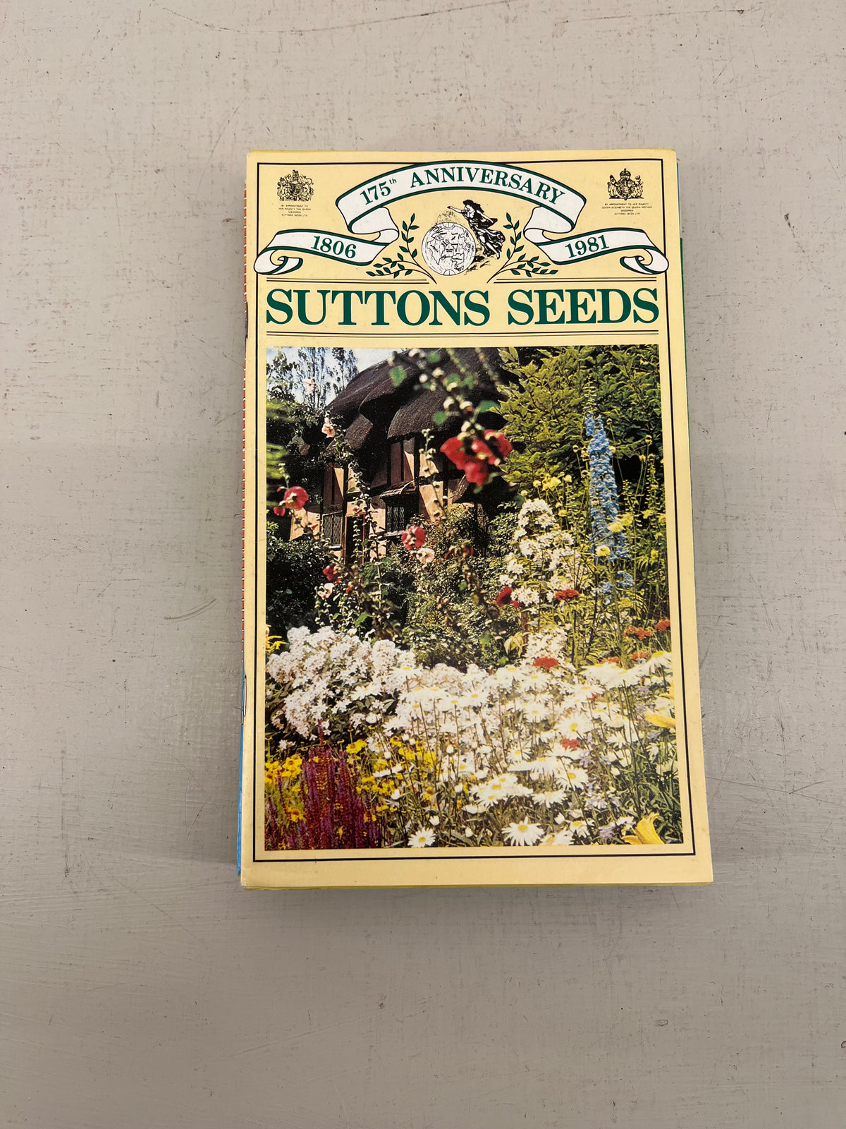 Suttons Seeds Catalogue 1981